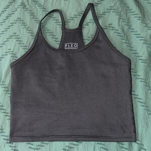 FLEO racerback cropped tank top